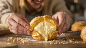 Ces choux à la crème pâtissière sont une tuerie : coques super légères, crème vanille ultra lisse