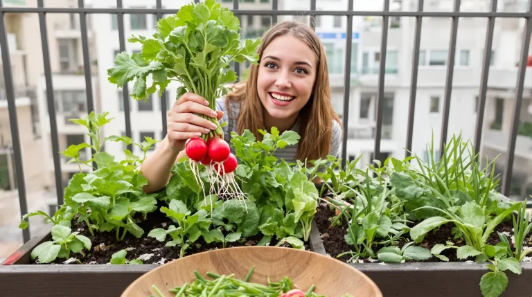 Ces légumes à semer début avril remplissent votre assiette en 21 jours et transforment le balcon