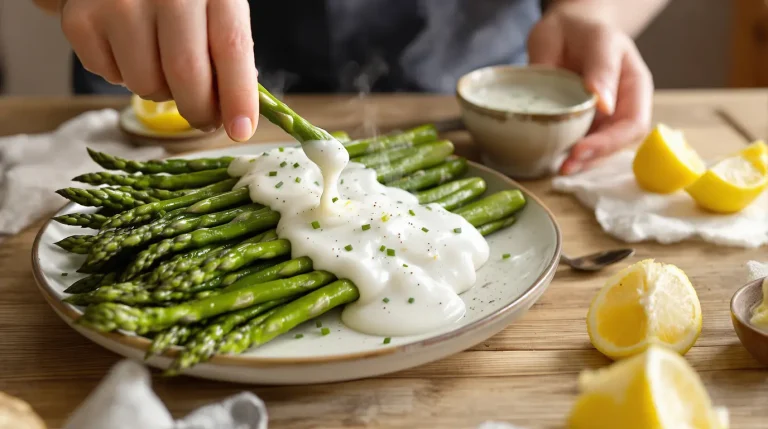 Cette sauce légère prête en 2 minutes sublime les asperges, et voici pourquoi elle fait la différence