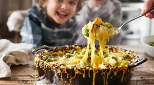 « Je le prépare chaque dimanche en hiver » : ce gratin patates-choux de Bruxelles a conquis ma famille